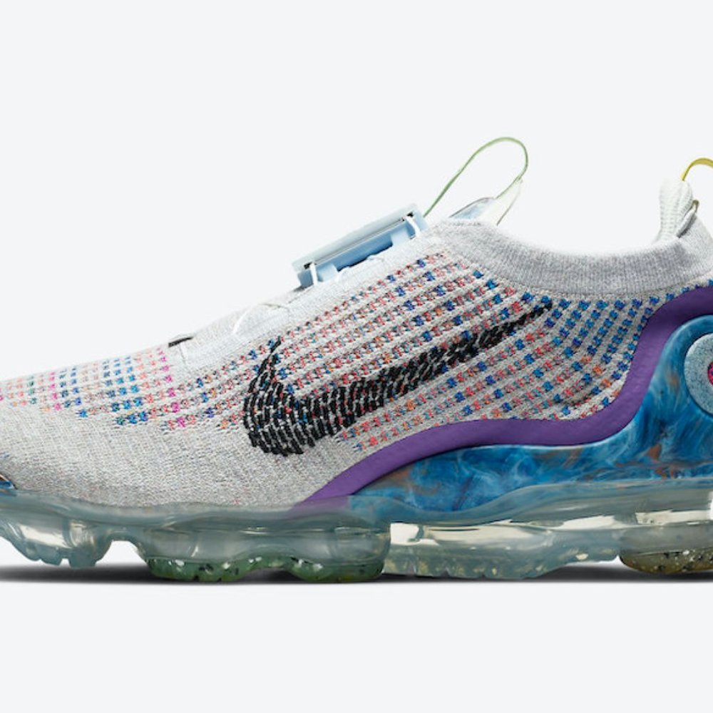 Nike Air VaporMax 2020 Flyknit Running Pure Plat - Picture 7 of 8